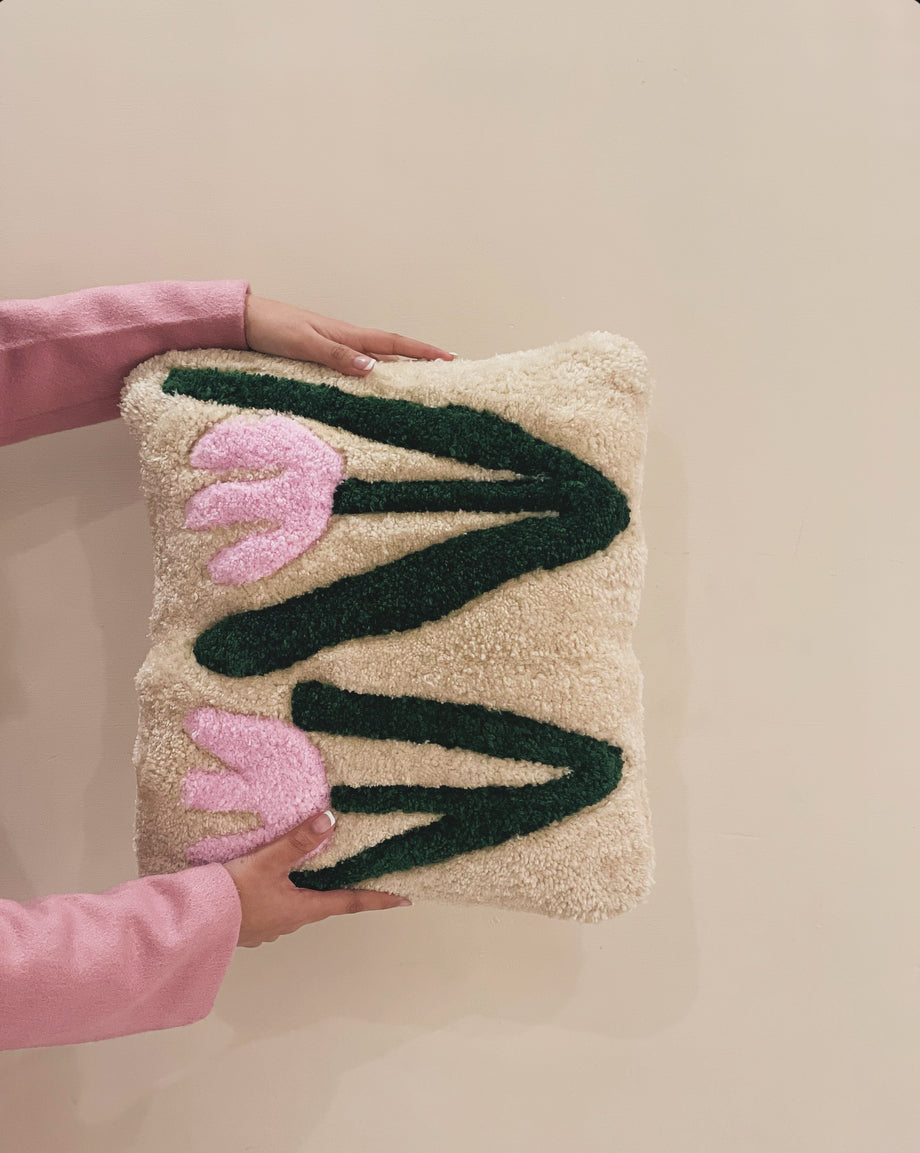 Floral Rug Cushion