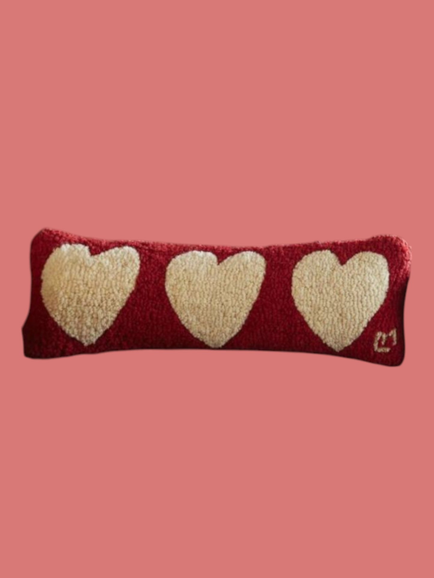 Rug Hearts Horizontal Tufted Cushion