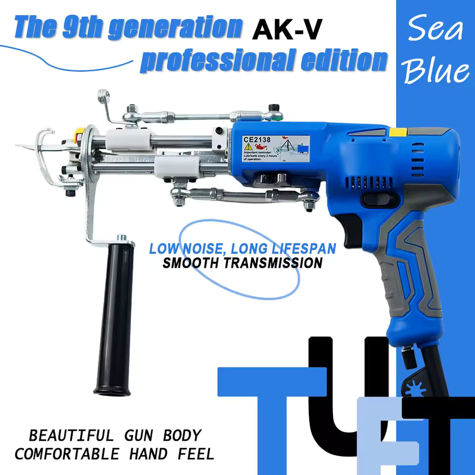 AK-V Electric tufting machine 2 in 1 Carpet Weaving Machine hand tufting gun cut pile rug carpet hand tufted gun for rug carpet