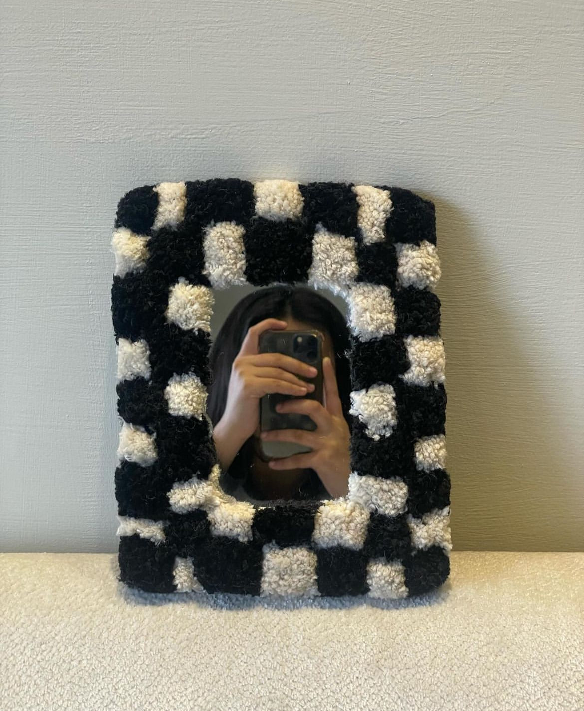 Your Checkered Rug Mirror