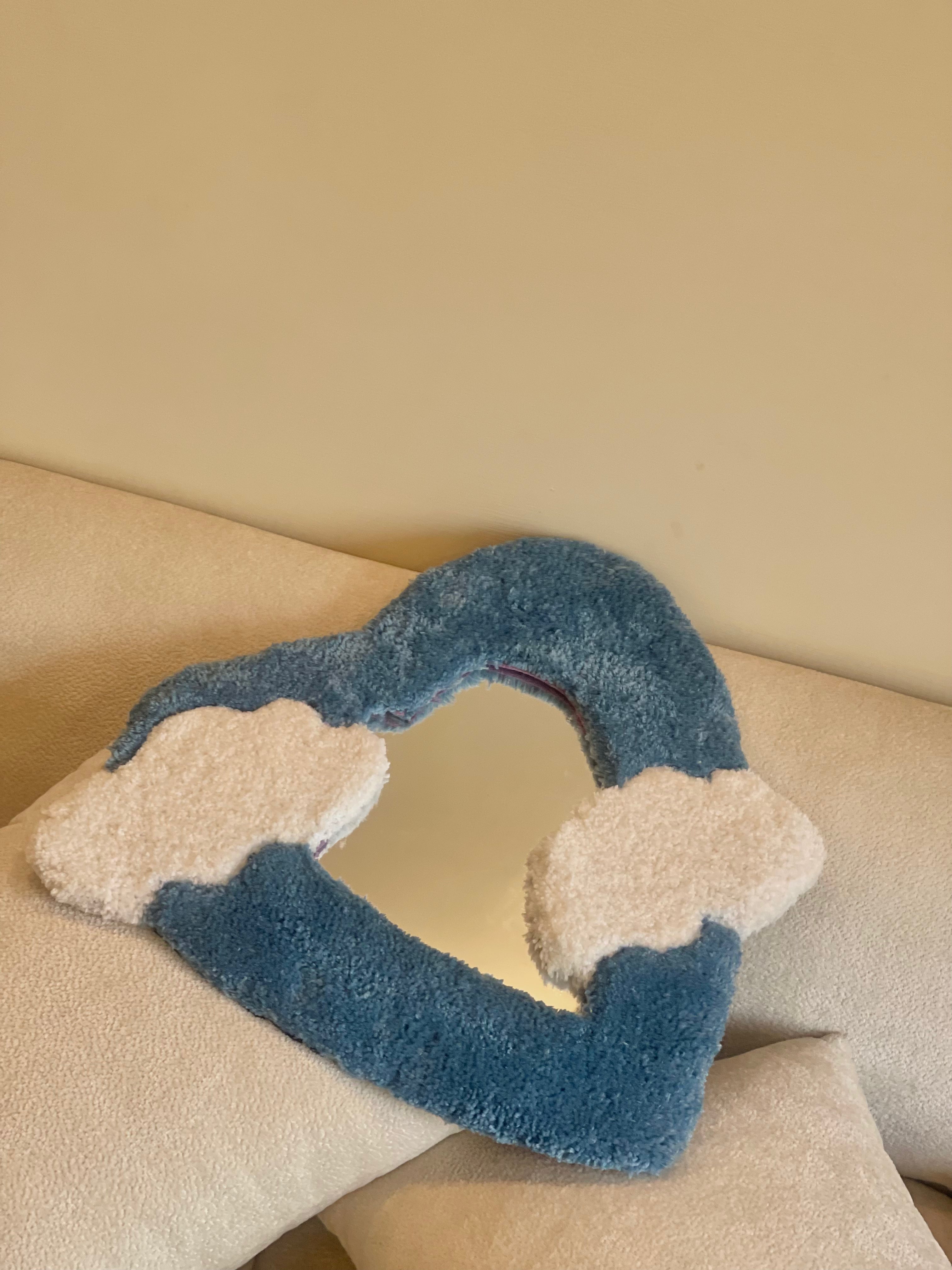 Cloud Tufted Mirror