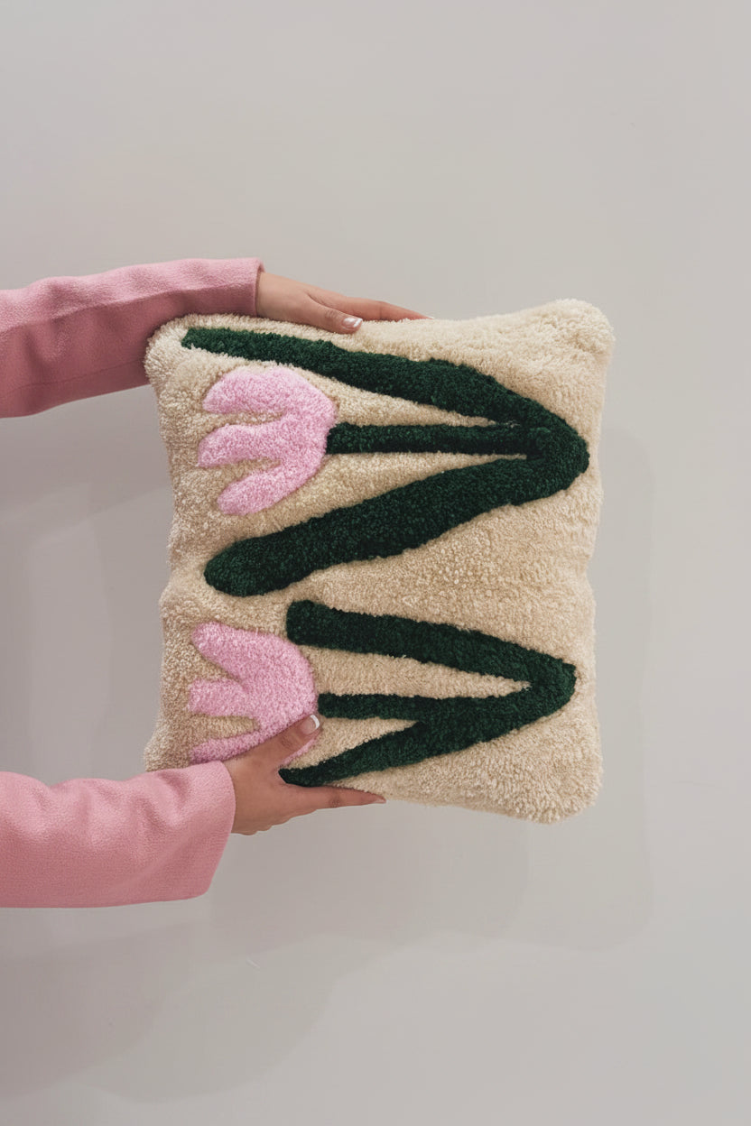 Floral Rug Cushion