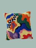 Psychedlic Tufted Cushion