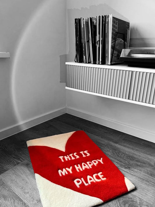 This is my Happy Place Signature Rug