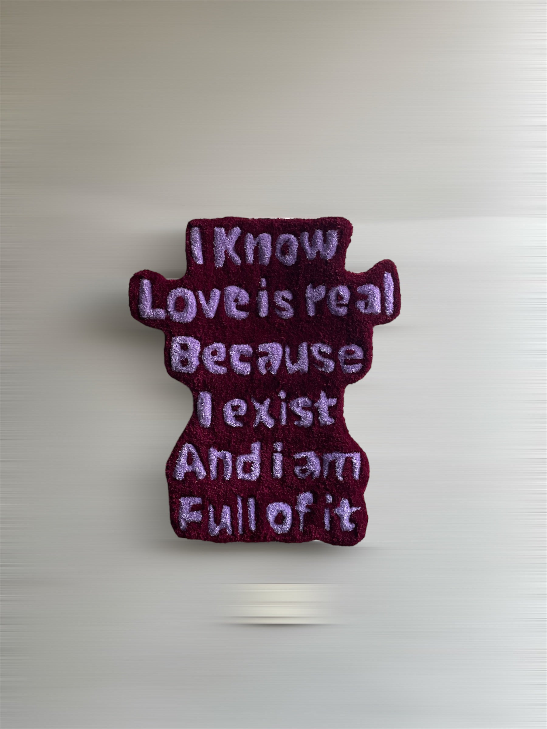 “Love” Wall rug