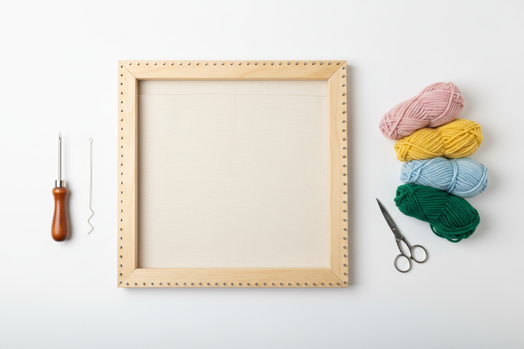remove the metal part from the frame top , instad add nails to all the sides of the frame as in the tufting frame