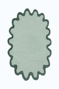 Green Swirl Rug